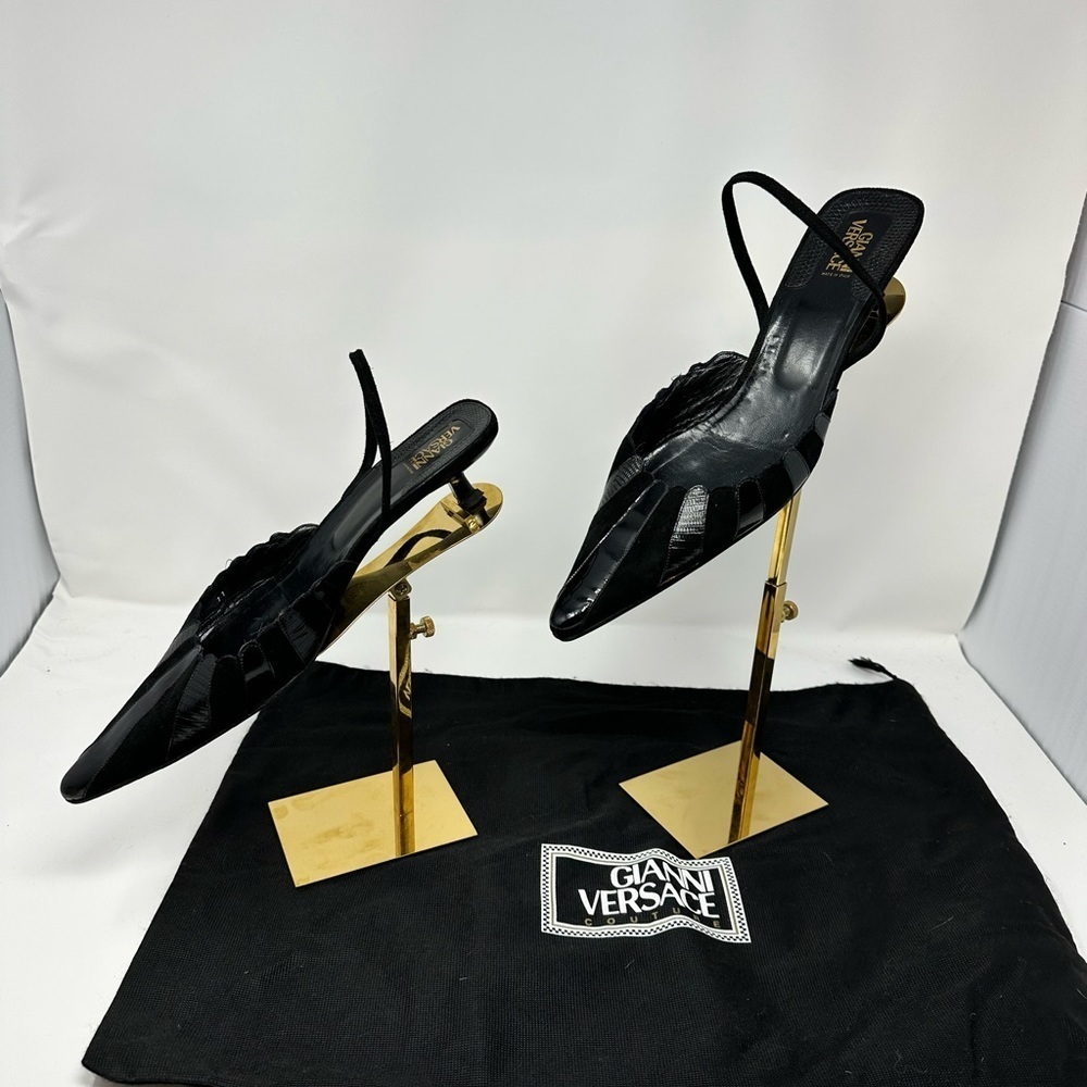 Gently Loved Authentic Giani Versace Leather And … - image 5